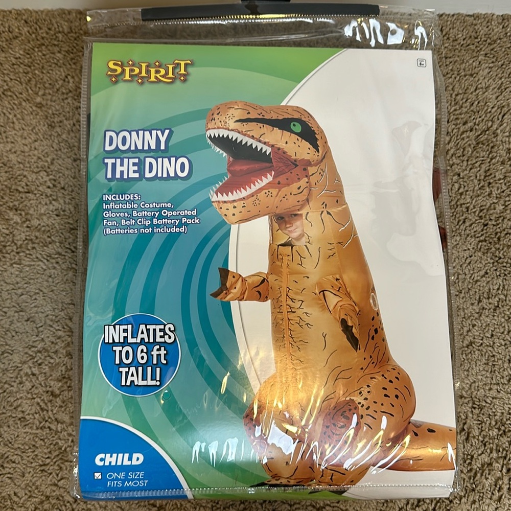 SPIRIT Donny The Dino costume child sz